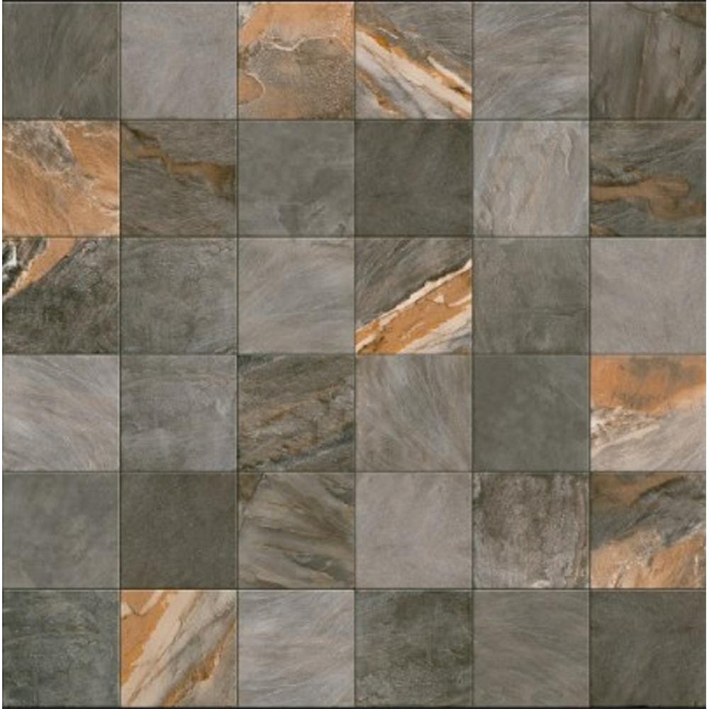 DURAGRES FLOORTILE 40X40  I-OWA BLACK 0.96M2