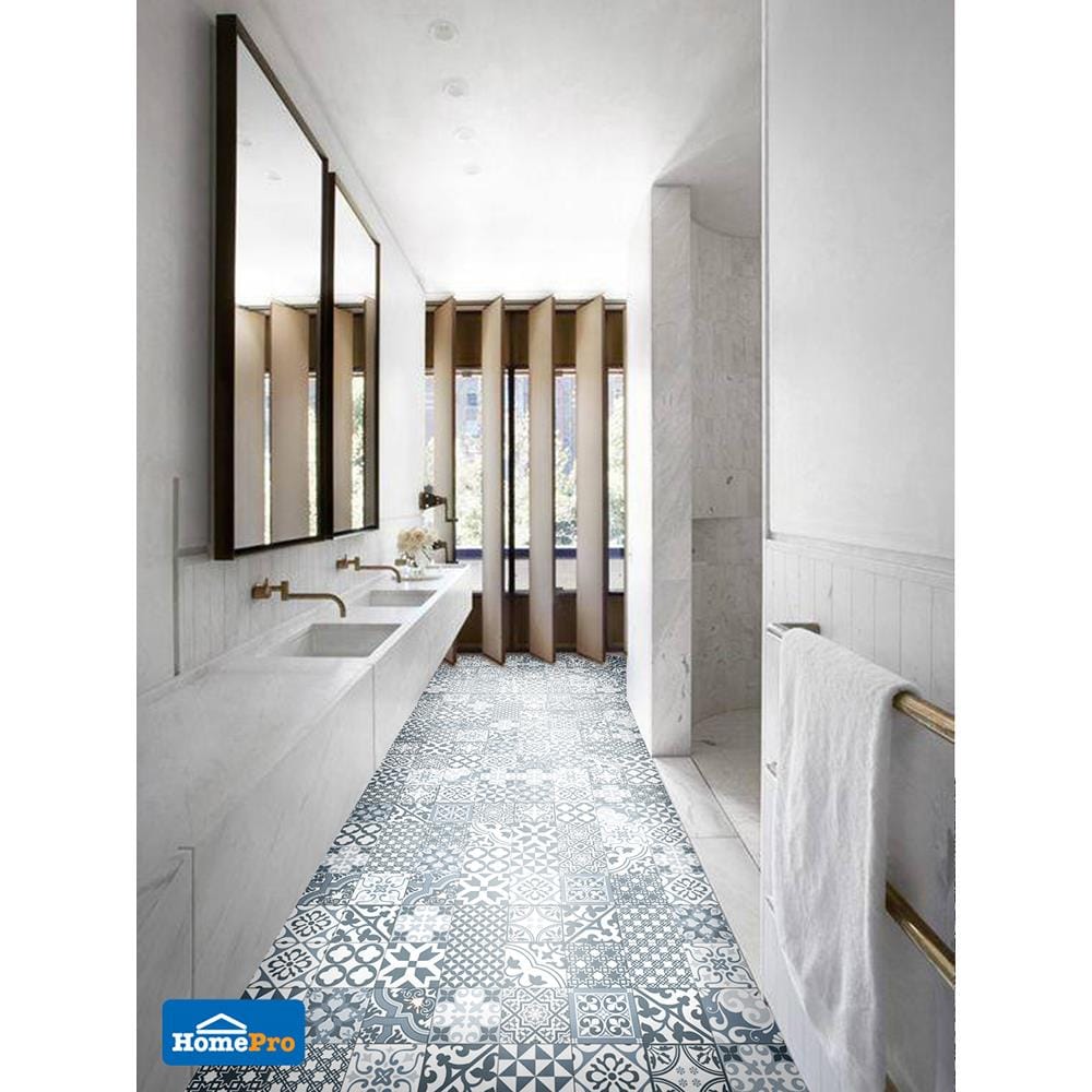 DURAGRES FLOORTILE 40X40CM LE MARCHE BLUE GRADE A 0.96M2