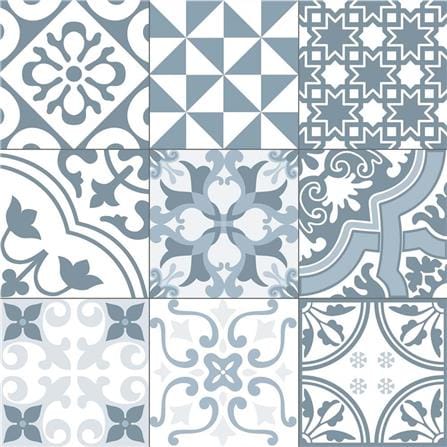 DURAGRES FLOORTILE 40X40CM LE MARCHE BLUE GRADE A 0.96M2