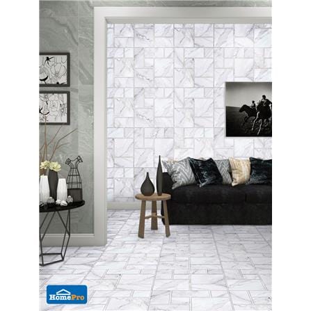 DURAGRES FLOORTILE 40X40  HOLINA WHITE 0.96M2