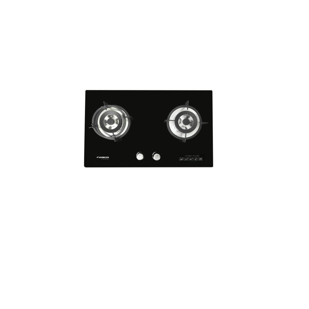 FABER GAS HOB FGH VITTO 2B/76BK 2BURNER 4.8KW 76CM