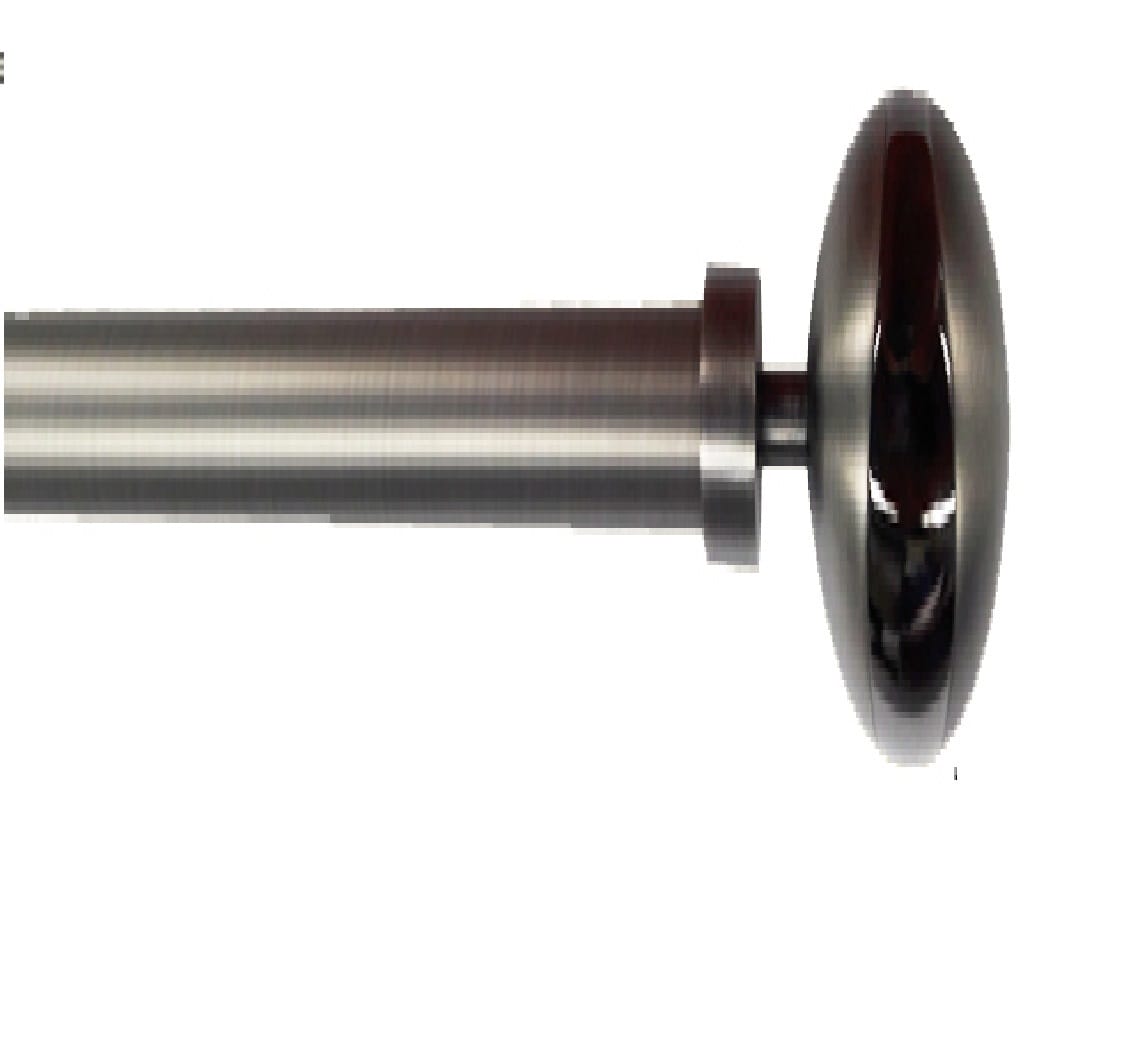ROD STEEL CRATER ADJ 140-250 cm BLACK HOME LIVING STYLE