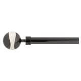 ROD STEEL CRATER ADJ 140-250 cm BLACK HOME LIVING STYLE