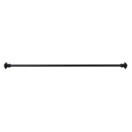 HLS NORMA CURTAIN ROD 140-250CM BLACK