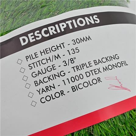 ARTIFICIAL TURF GRASS L30-L5X1 (5MX1M)