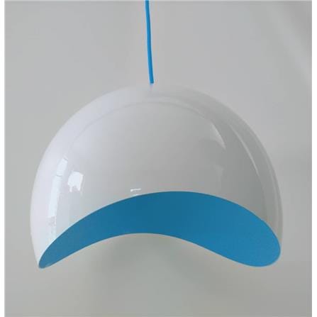 CHANDELIER LSC0129 SET WH BL GC METAL WHITE/BLUE