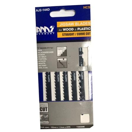 AMS JIGSAW BLADE HCS 100 X 1.2MM X 6TPI