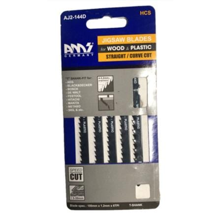 AMS JIGSAW BLADE HCS 100 X 1.27MM X 6TPI