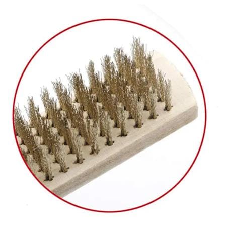 BRASS WIRE BRUSH 6 ROW (BWB206)