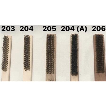 3ROW BRASS WIRE HAND BRUSH BWB203