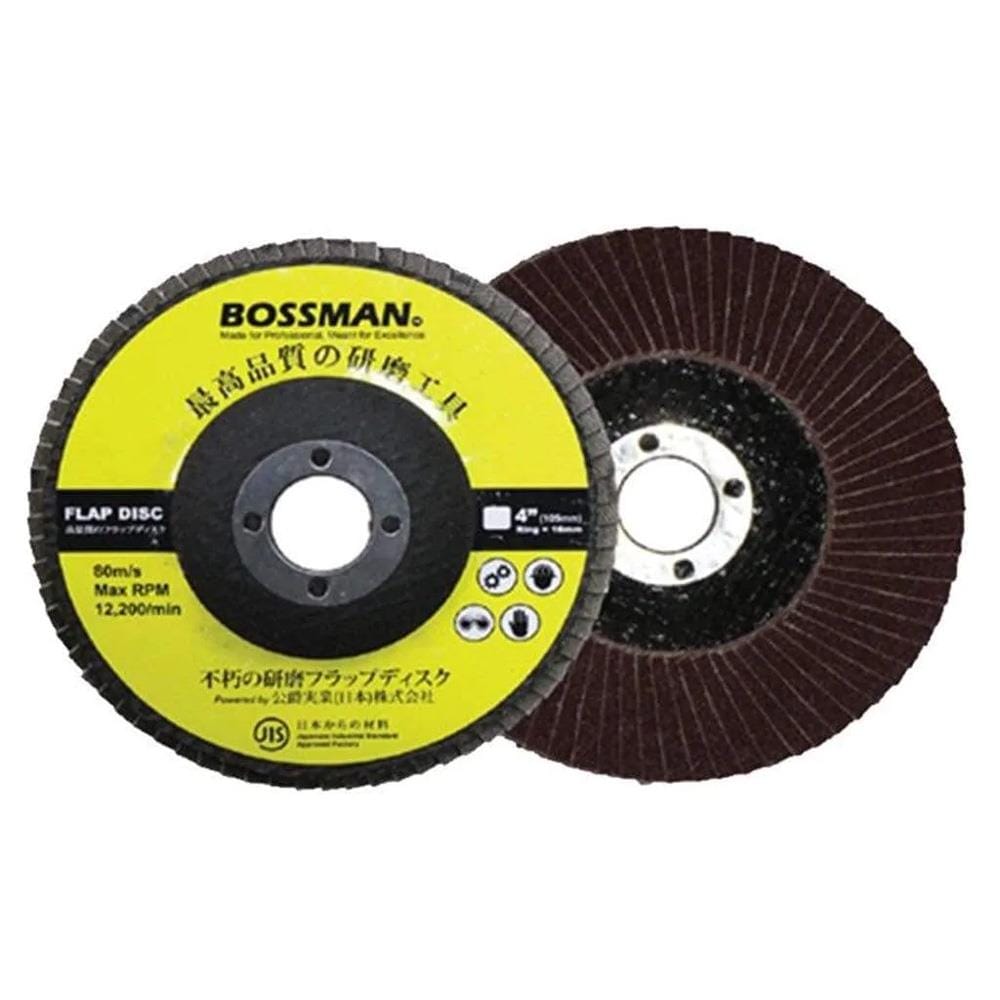 ABRASIVE FLAP DISC BOSSMAN180# (BFD180)