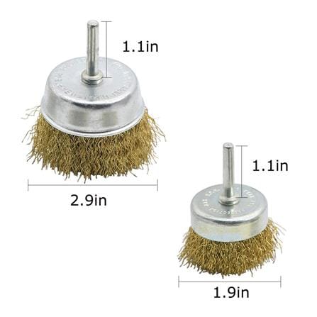 BRASS CUP BRUSH BOSSMAN M10x1.50MM B150