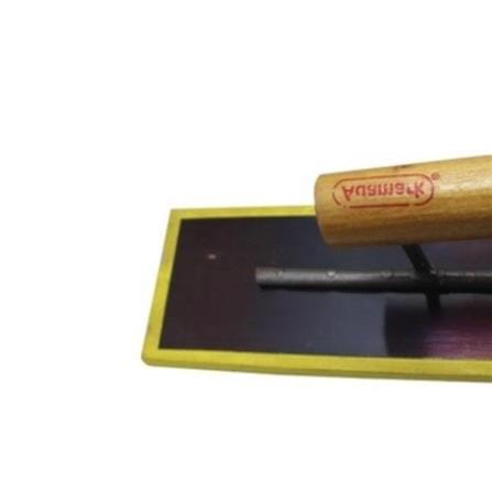 STEEL PLATE TROWEL WITH SPONGE SCRUB TS