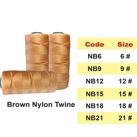 BIG NYLON TWINE 21# BROWN
