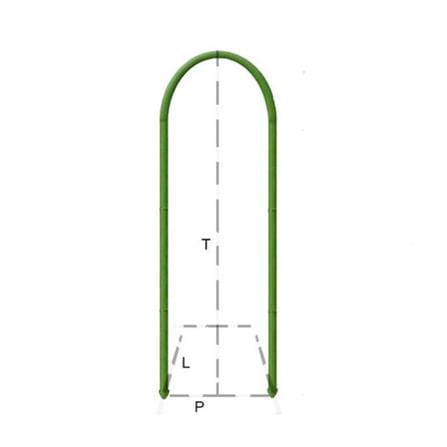 TAKIRON ACRE PIPE 13.7MM X 1800MM METAL GREEN