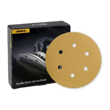 SAND DISC MIRKA 5" YELLOW (P1805Y180x5ea/set)