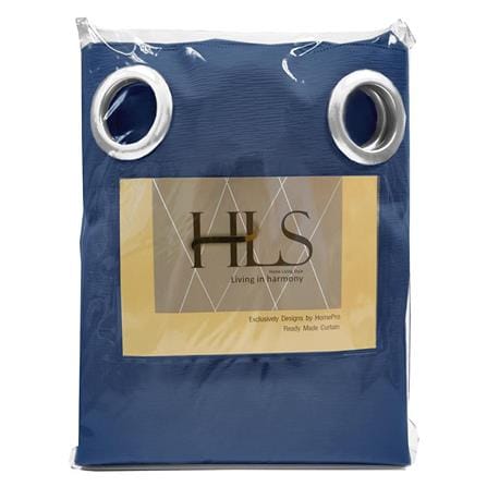 HLS ZAFA UV EYELET CURTAIN 130x180 BLUE