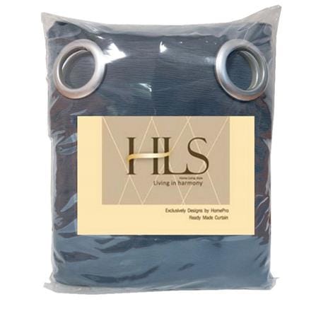 HLS ZAFA UV EYELET CURTAIN 130X220 BLUE