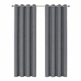 HOME LIVING STYLE DIM OUT CURTAIN ZAFA 130X250CM GRAY
