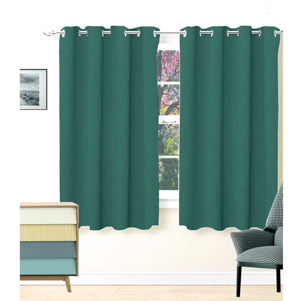 HLS CURTAIN EYELET KIARA UV 130X180CM GREEN