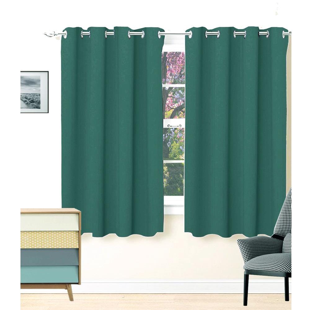 HLS CURTAIN EYELET KIARA UV 130X280CM GREEN