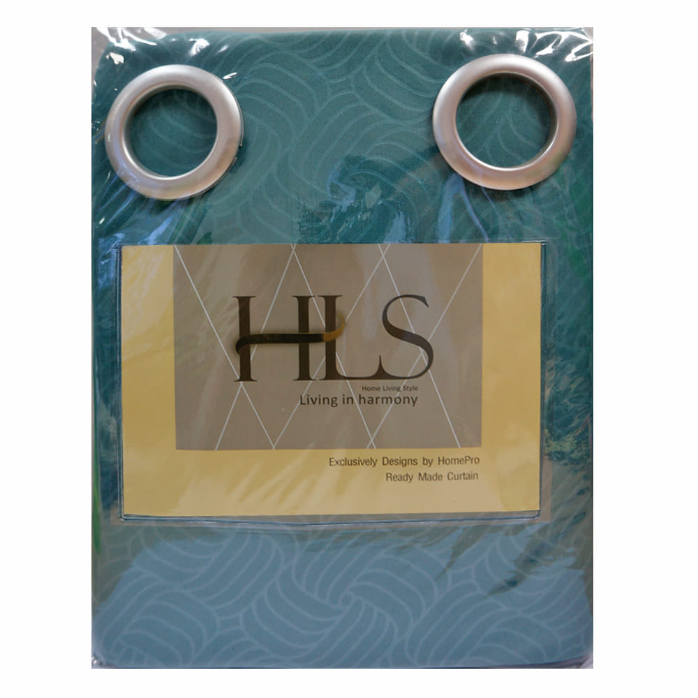 HLS CURTAIN EYELET KIARA UV 130X280CM GREEN