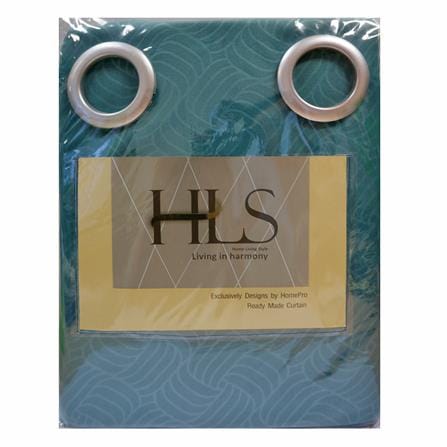 HLS CURTAIN EYELET KIARA UV 130X250CM GREEN