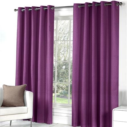 HLS CURTAIN EYELET KIARA UV 130X280CM PURPLE