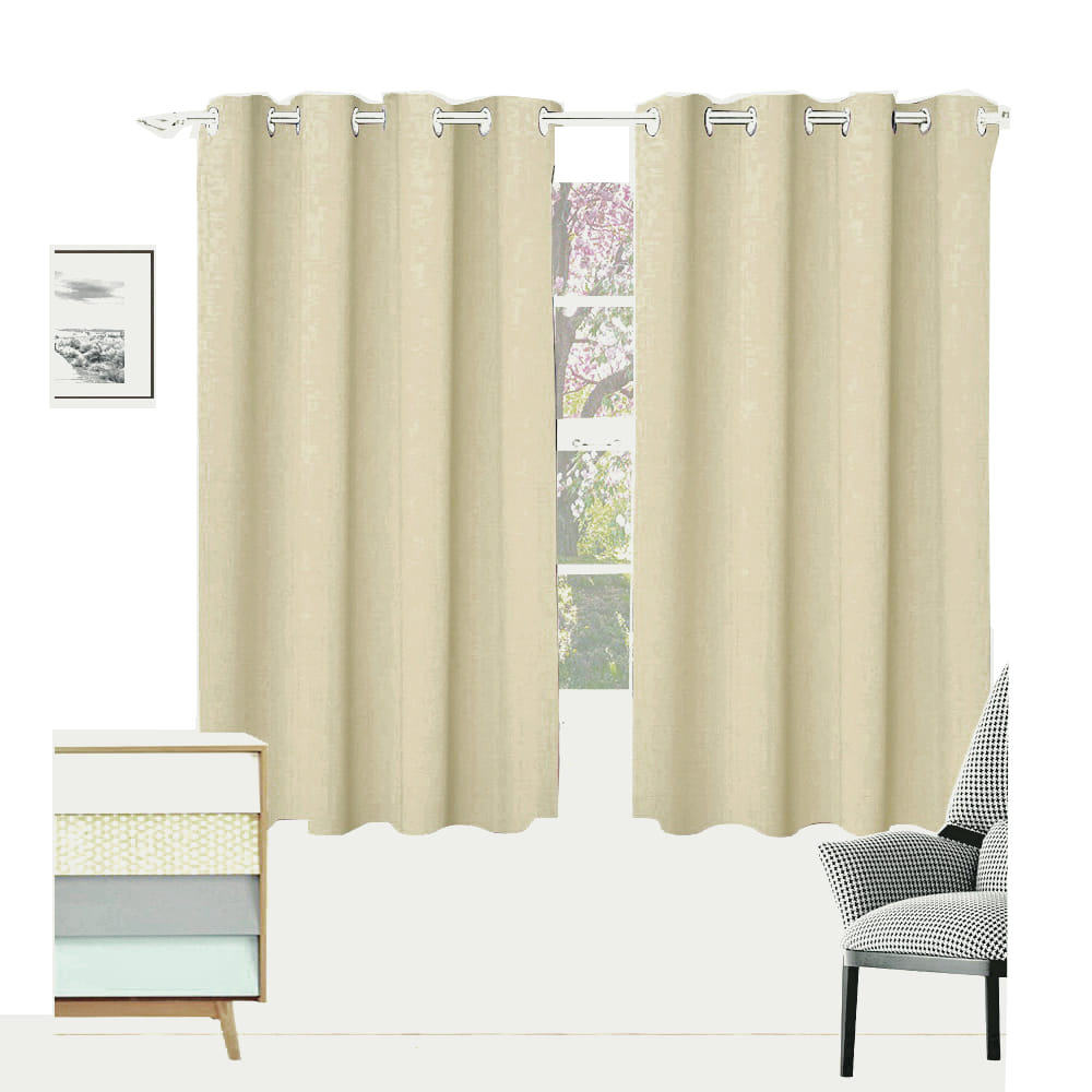 HLS CURTAIN EYELET KIARA UV 130X180CM CREAM