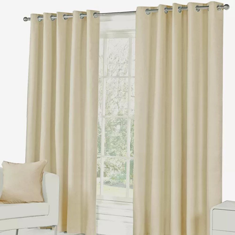 HLS KIARA UV EYELET CURTAIN 130X220 CR