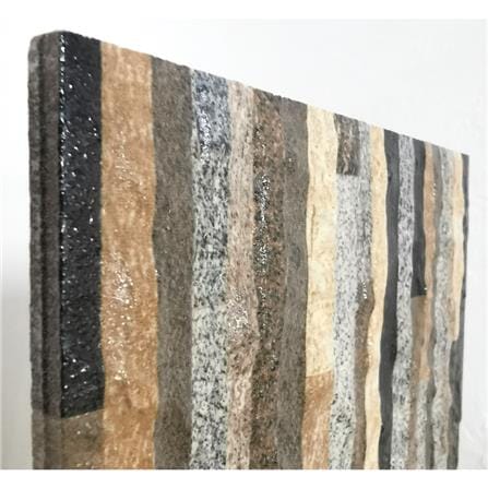 CITIGRES WALLTILE 20X40CM LEDGE STONE BROWM MIX 1.0M2
