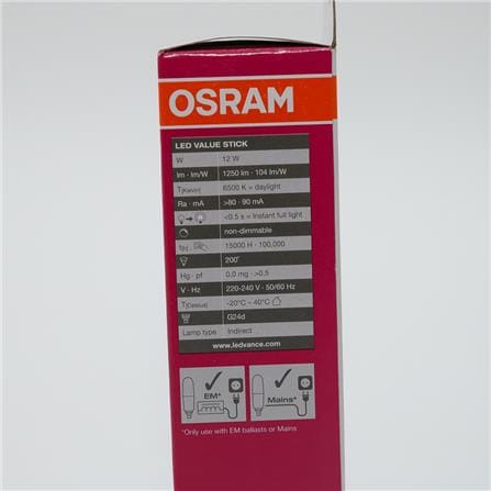 OSRAM LED BULB G24D 12W/865 DAY LIGHT 12W