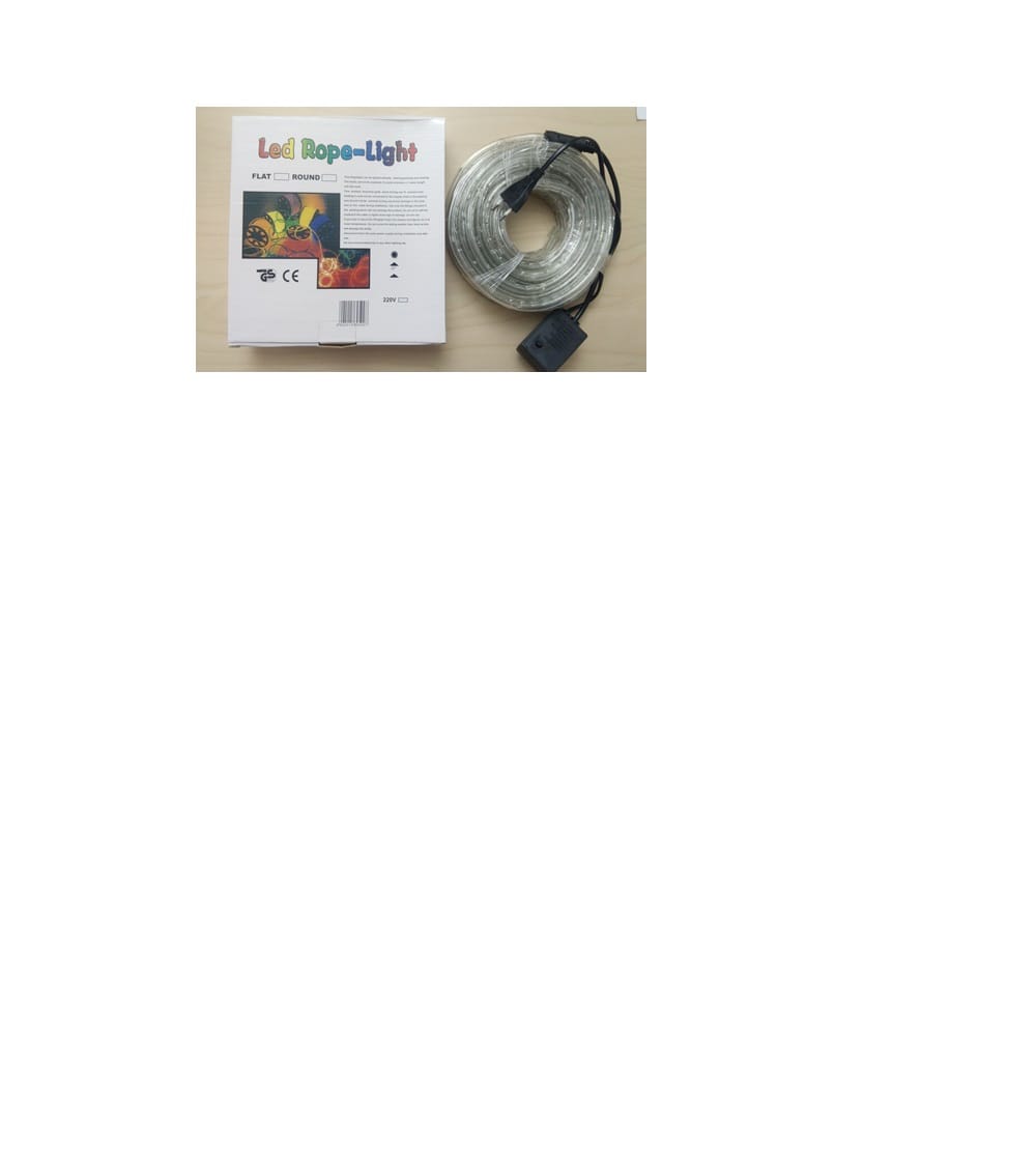 STAR CIRCULAR FLUORESCENT LED-ROPE LIGHT 10M_WW WARM WHITE