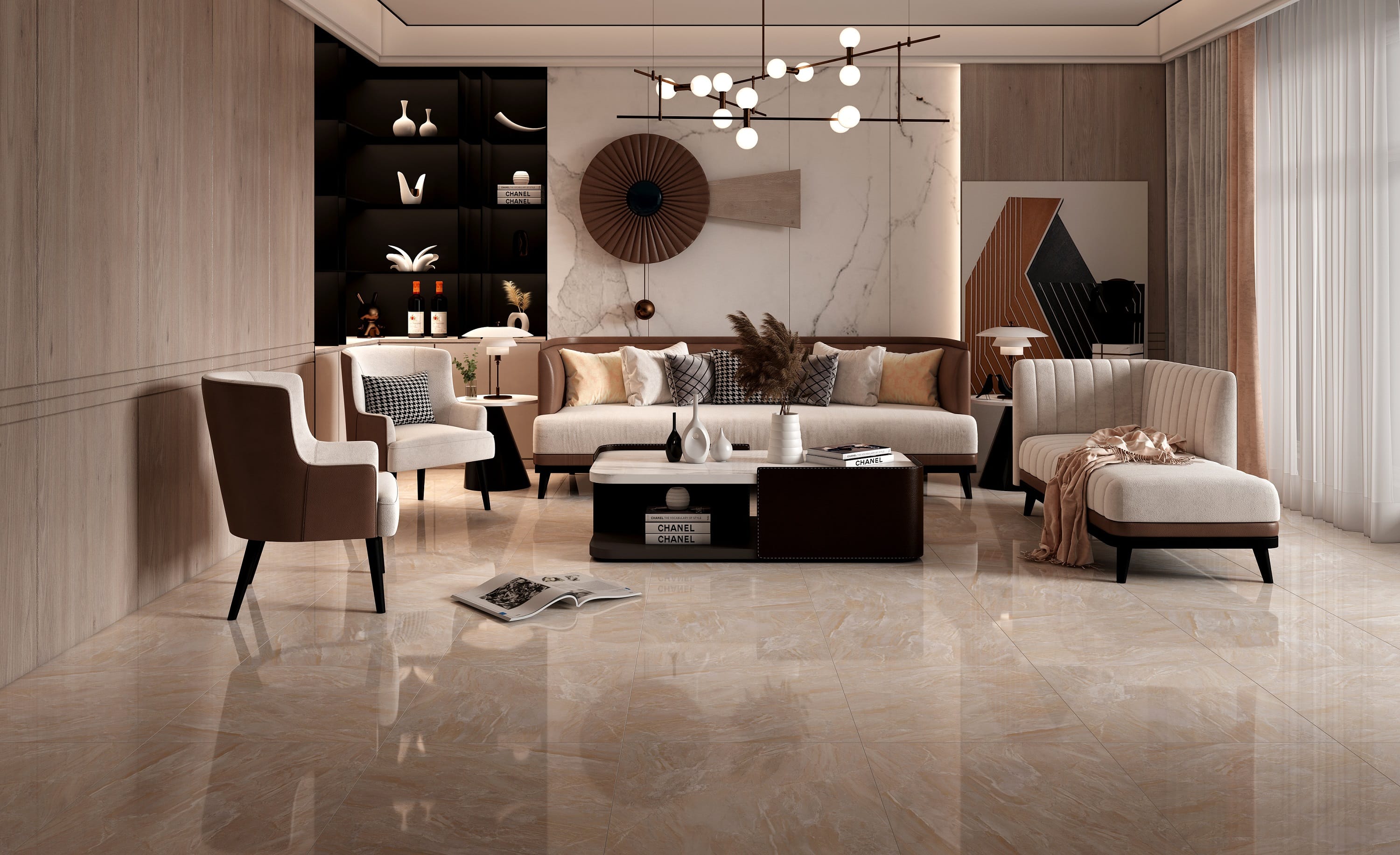 TARA FLOORTILE 60X60CM PIETRA MARBLE GREY GRADE A 1.44M2