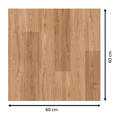 TARA FLOORTILE 60X60CM RUSTIC WOOD BROWN 1.44M2