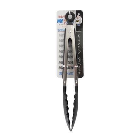 STAINLESS STEEL TONGS WITH NYLON TIP MYPAN 27CM