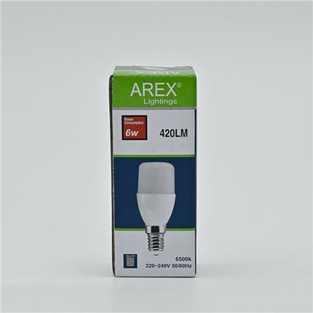 LED BULB T35 6W DAYLIGHT E14 LEDT356D14 AREX