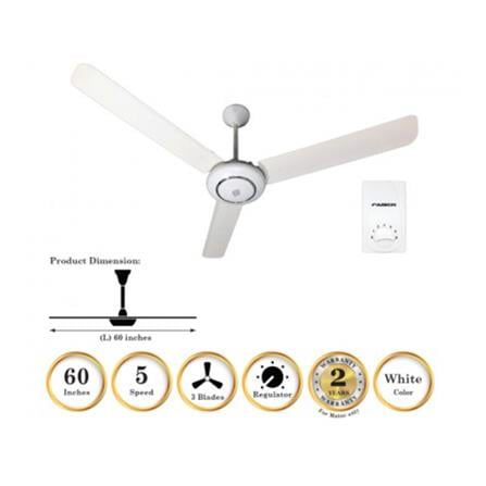 CEILING FAN FCF COMODO 606 FABER   WHITE 60"