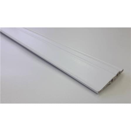 ROSEROSA VINYLTILE SKIRTING PVC WHITE 90MM 8 FEET