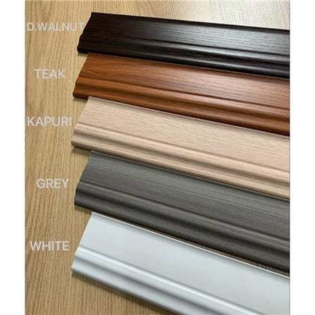 ROSEROSA VINYLTILE SKIRTING PVC WHITE 90MM 8 FEET
