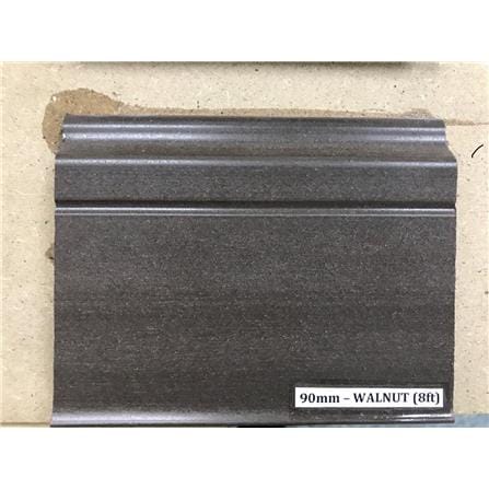 ROSEROSA VINYLTILE SKIRTING PVC MAPLE 90MM 8 FEET