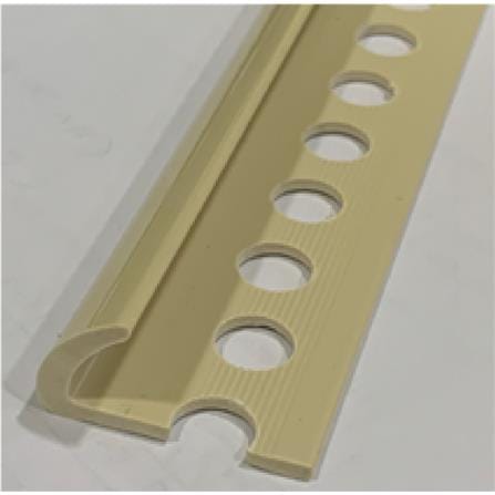 WINSHEN CORNER TRIM PVC 12MM LT11 BLACK 2.45 M