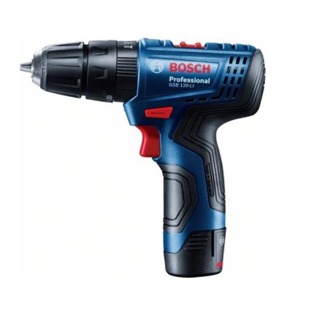 IMPACT DRILL BOSCH GSB120-LI BLUE W4.6xD18.8xH19.5CM 1300RPM