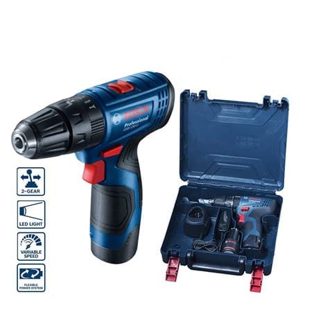 IMPACT DRILL BOSCH GSB120-LI BLUE W4.6xD18.8xH19.5CM 1300RPM