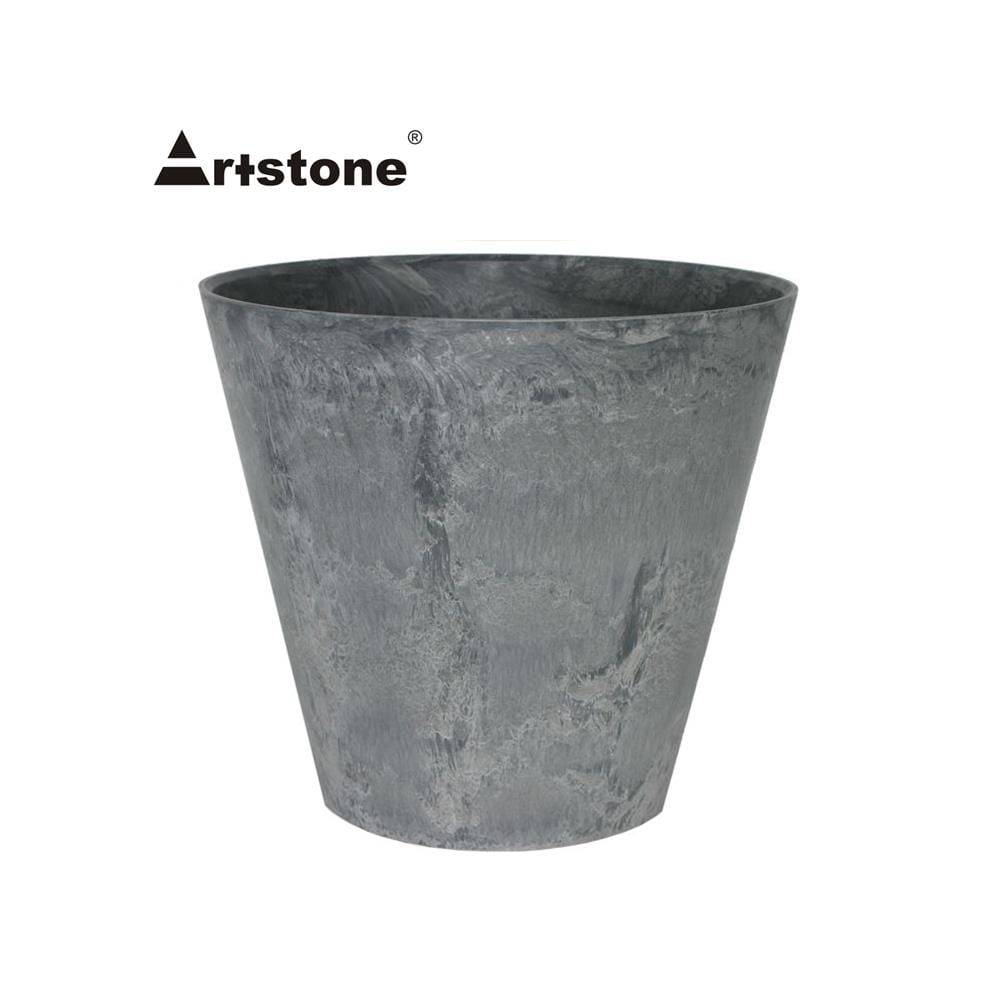 ARTSTONE CLAIRE POT D17 H15 GREY