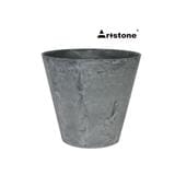 ARTSTONE CLAIRE POT D17 H15 GREY