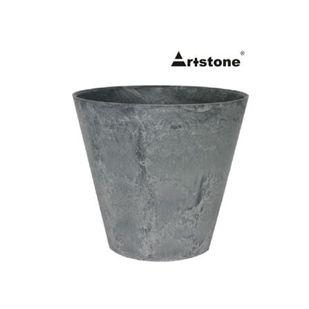 ARTSTONE CLAIRE POT D17 H15 GREY
