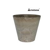 ARTSTONE CLAIRE POT D17 H15 TAUPE