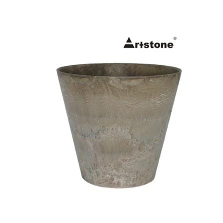 ARTSTONE CLAIRE POT D17 H15 TAUPE