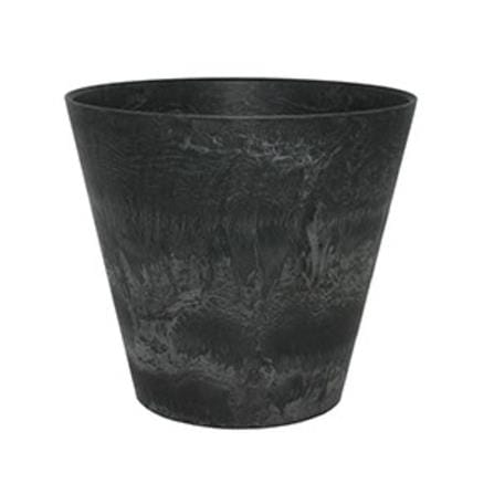 ARTSTONE CLAIRE POT D22 H20 BLK